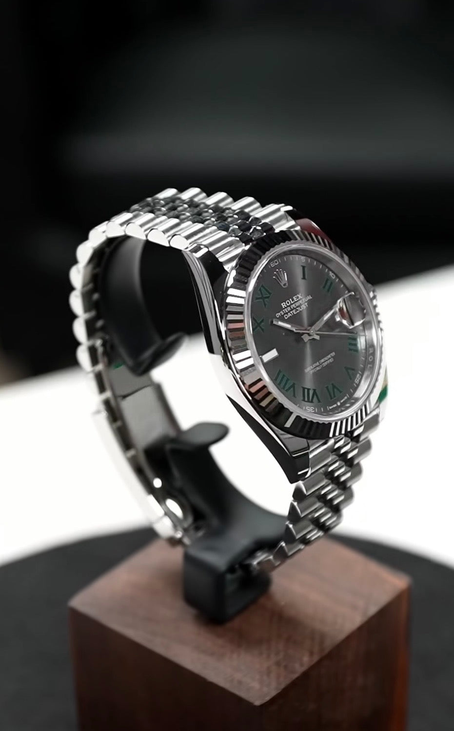 Rolex Datejust 41 Slate grey Wimbledon dial &Jubilee bracelet.